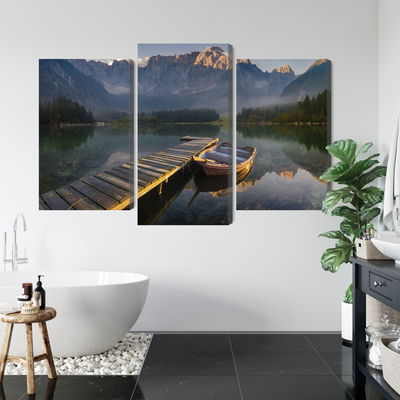 Ljuddämpande tavla - Wooden bridge over