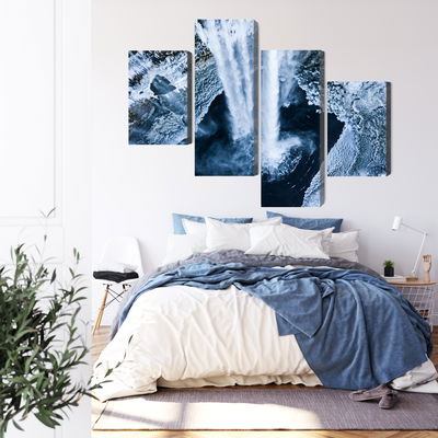 Ljuddämpande tavla - Winter waterfall