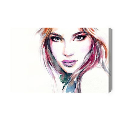 Ljuddämpande tavla - Watercolor portrait