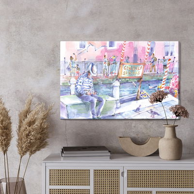 Ljuddämpande tavla - Painted venice