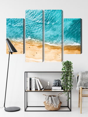 Ljuddämpande tavla - Aerial view of the ocean