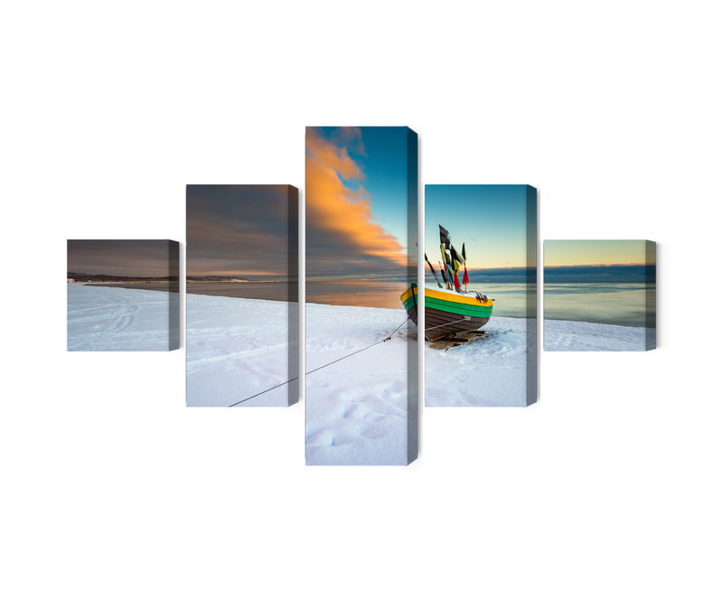 Ljuddämpande tavla - Fishing boat