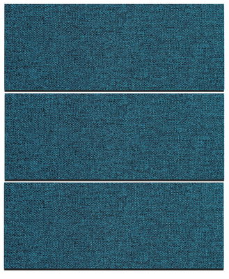 Ljudabsorbent till vägg - Wall 3-parts one liggande
