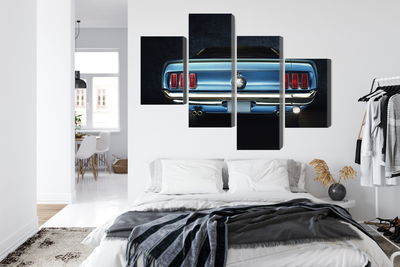 Ljuddämpande tavla - The back of an old ford