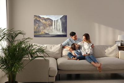 Ljuddämpande tavla - Skogafoss waterfall