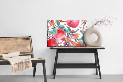 Ljuddämpande tavla - Pomegranates in watercolour