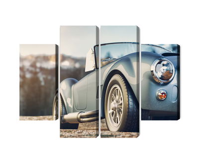 Ljuddämpande tavla - Classic retro car