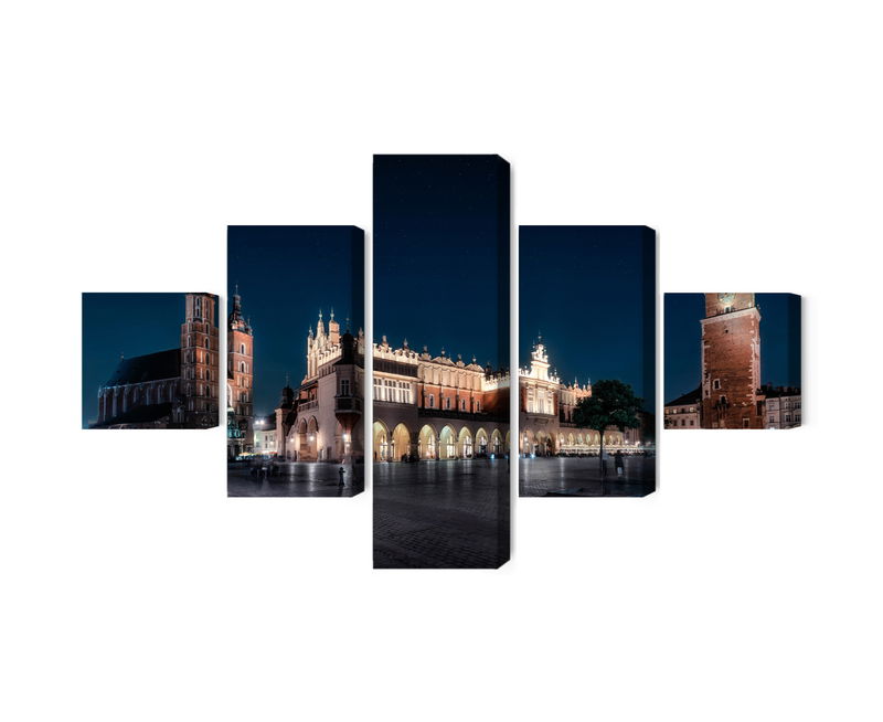 Ljuddämpande tavla - Kraków's cloth hall and st.