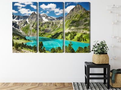 Ljuddämpande tavla - Crystalline lake