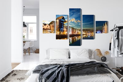 Ljuddämpande tavla - The gdansk wharf