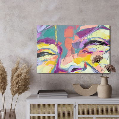 Ljuddämpande tavla - Oil portrait painting