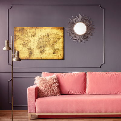 Ljuddämpande tavla - Ancient world map