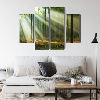 Ljuddämpande tavla - Forest landscape