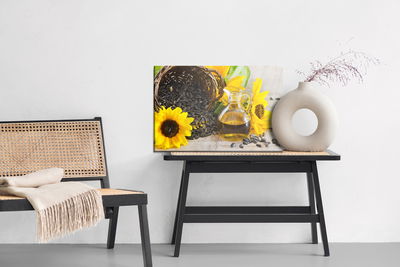 Ljuddämpande tavla - Sunflower seeds and oil