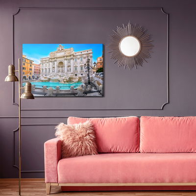 Ljuddämpande tavla - Trevi fountain in Rome