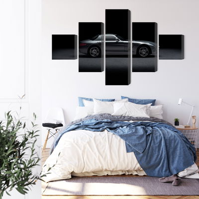 Ljuddämpande tavla - Sports car on a dark