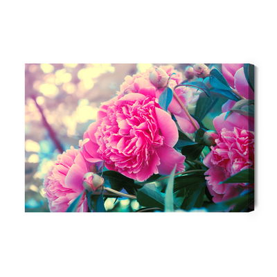 Ljuddämpande tavla - Peony bush