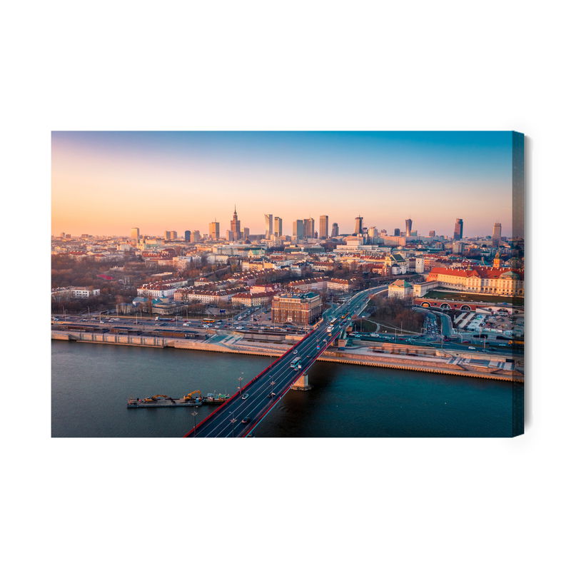 Ljuddämpande tavla - Warsaw at dawn