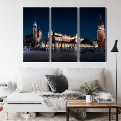 Ljuddämpande tavla - Kraków's cloth hall and st.