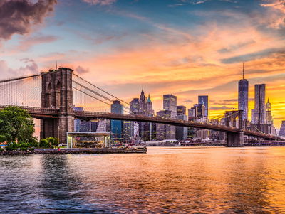 Ljuddämpande tavla - New York city panoramic