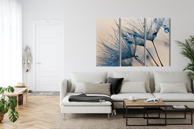 Ljuddämpande tavla - Dandelions with water