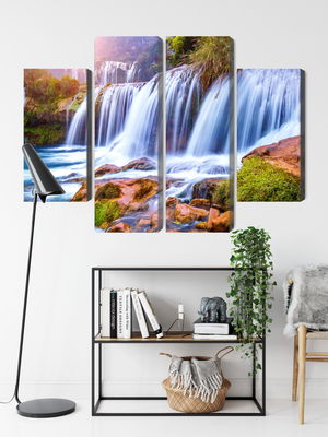 Ljuddämpande tavla - Jiulong waterfall in luoping