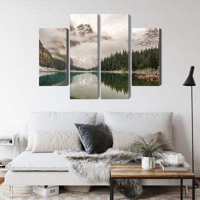 Ljuddämpande tavla - Moraine Lake in banff
