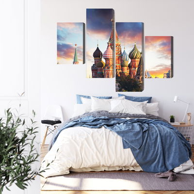 Ljuddämpande tavla - Moscow view of the red