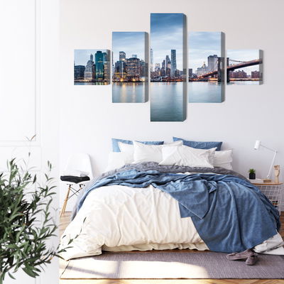 Ljuddämpande tavla - Panoramic view of the city