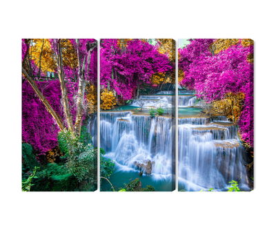 Ljuddämpande tavla - A waterfall in the fall