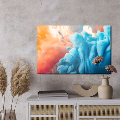 Ljuddämpande tavla - Abstraction with color paint