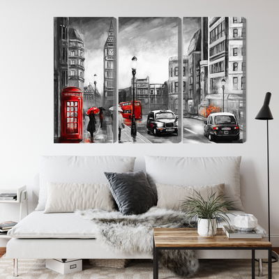 Ljuddämpande tavla - London street view