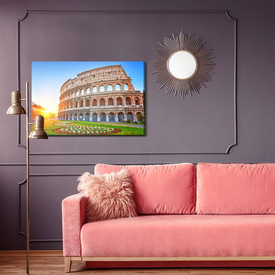 Ljuddämpande tavla - The Colosseum at sunrise 3d