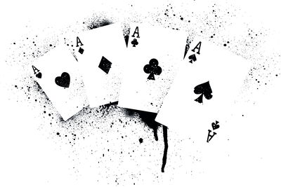 Ljuddämpande tavla - Aces from the deck