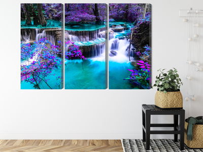 Ljuddämpande tavla - Huay mae khamin waterfall