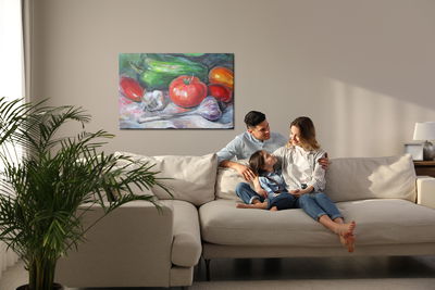 Ljuddämpande tavla - Painted still life