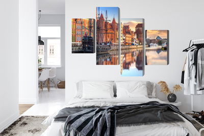 Ljuddämpande tavla - Gdansk motlawa at sunrise