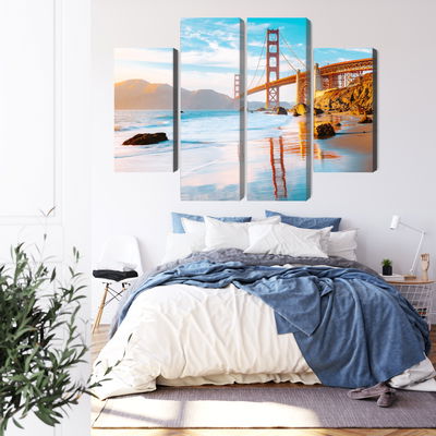 Ljuddämpande tavla - The Golden Gate bridge