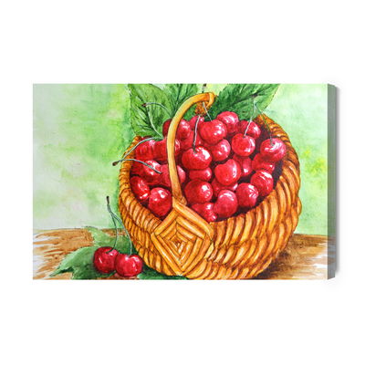 Ljuddämpande tavla - A basket of cherries