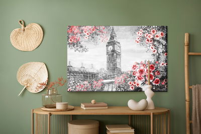 Ljuddämpande tavla - View from the balcony on big