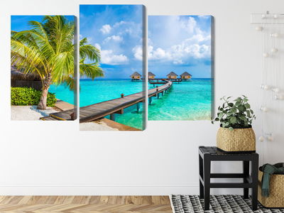 Ljuddämpande tavla - Floating houses