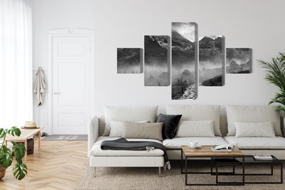 Ljuddämpande tavla - Hala gasienicowa in black