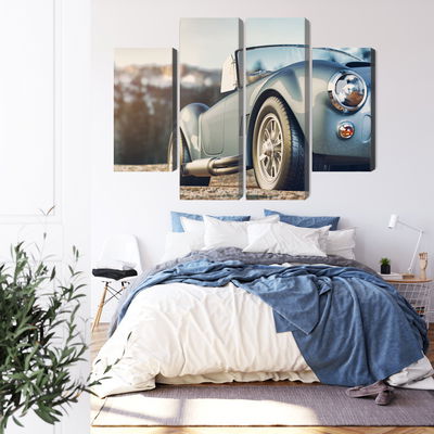 Ljuddämpande tavla - Classic retro car