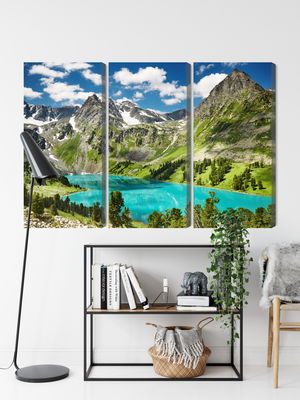 Ljuddämpande tavla - Crystalline lake