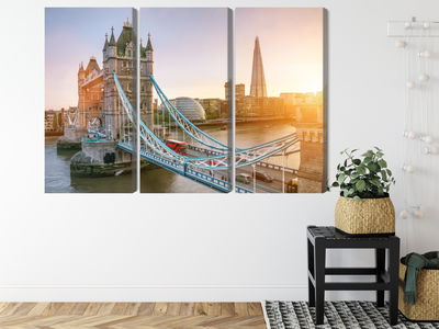 Ljuddämpande tavla - Tower bridge at sunrise