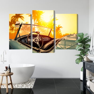 Ljuddämpande tavla - View from the car