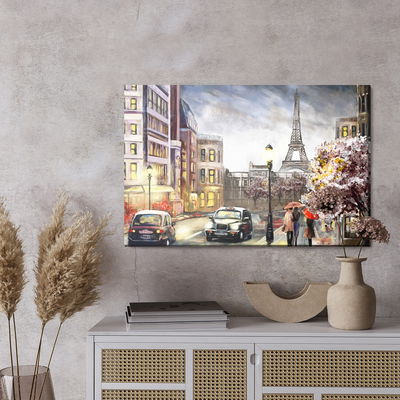 Ljuddämpande tavla - A cloudy day in Paris