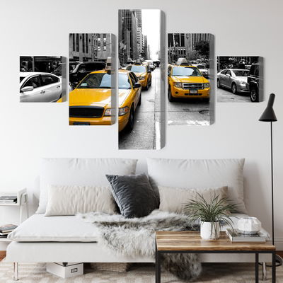 Ljuddämpande tavla - Taxis in New York
