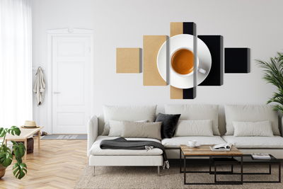 Ljuddämpande tavla - A cup of italian coffee