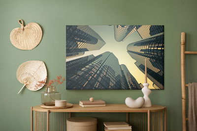 Ljuddämpande tavla - Modern skyscrapers